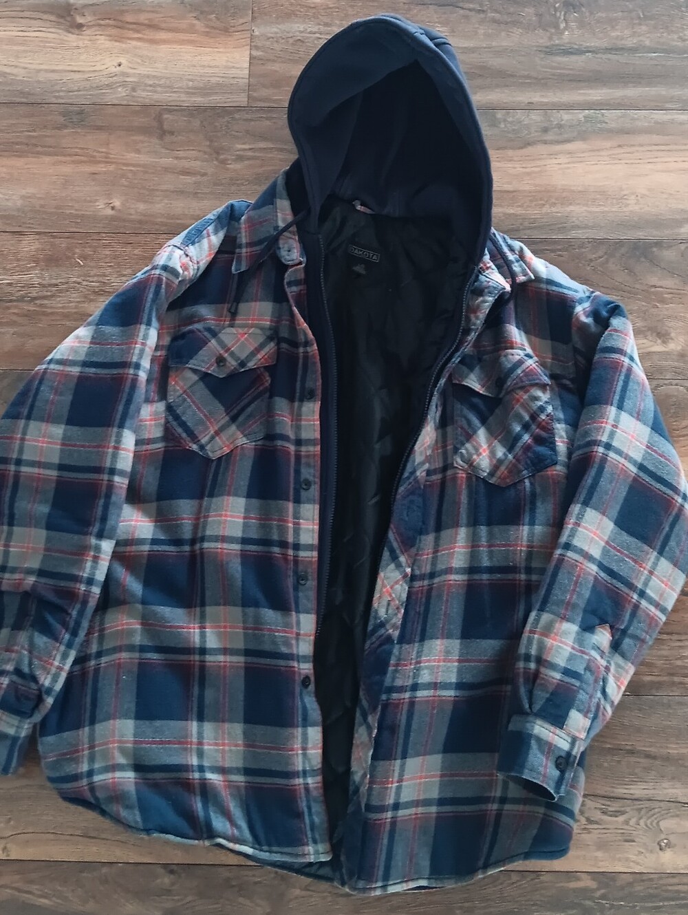 Dakota Plaid Hooded Flannel Jacket